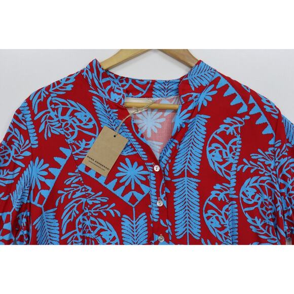 Dana Ashkenazi Made in Italy Midi Oversized Babydoll Beachy Dress OS - Picture 4 of 10